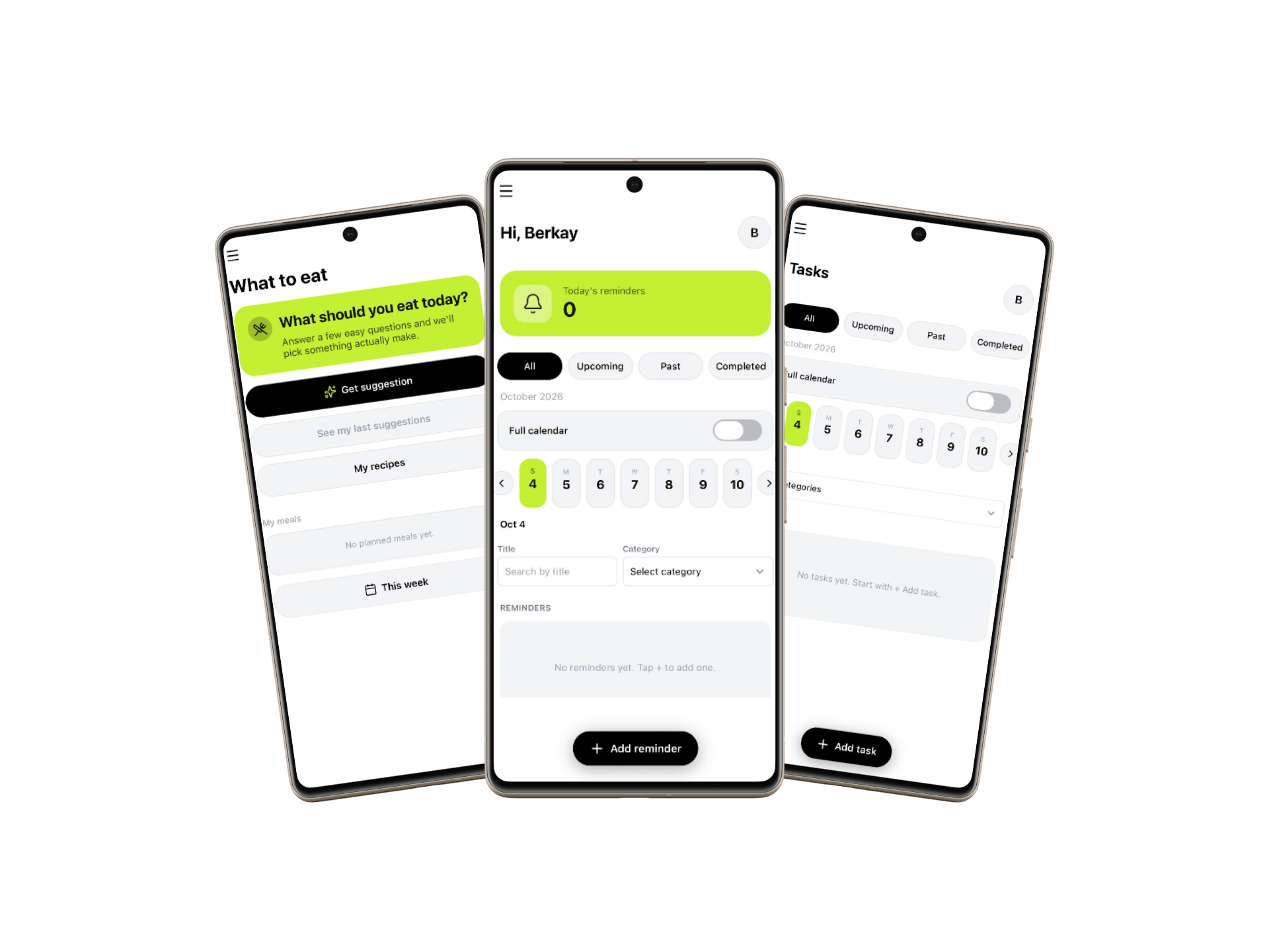 Remindr app reminders and calendar